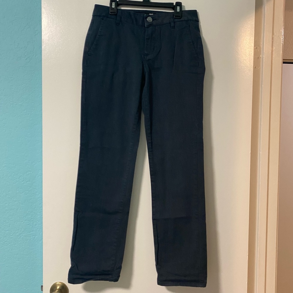 RSQ Mens Skinny Washed Navy Chinos